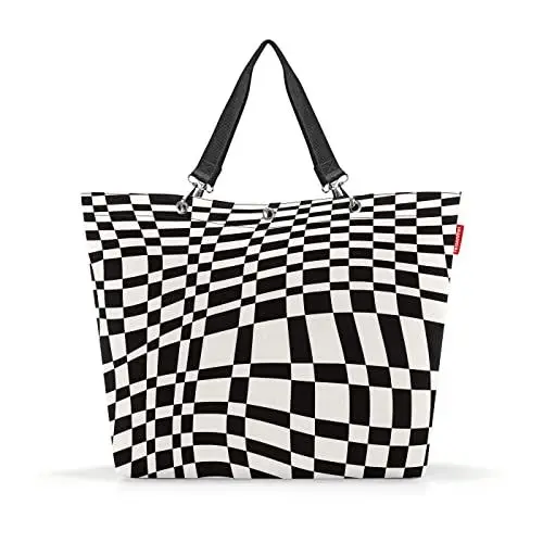 Produktbild: reisenthel shopper XL op-art – Geräumige Shopping Bag und edle Handtasche in einem – Aus wasserabweisendem Material