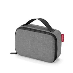 Produktbild: reisenthel thermocase Twist Silver – Kleine Kühltasche für Kosmetik, Medikamente, Snacks u. v. m. – Aus wasserabweisendem Material
