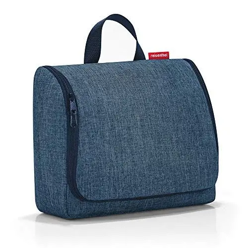 Produktbild: reisenthel toiletbag XL Twist Blue - praktischer Kulturbeutel mit Haken, wasserabweisendes Material