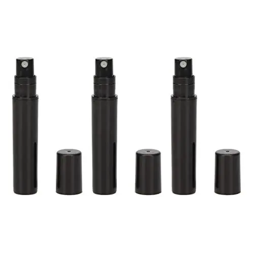 Produktbild: Reiseparfümflasche, nachfüllbar, 20 Stück, 3 ml, nachfüllbar, Parfümzerstäuber, tragbar, leer, Parfümflasche für Reisen, Outdoor, Schwarz
