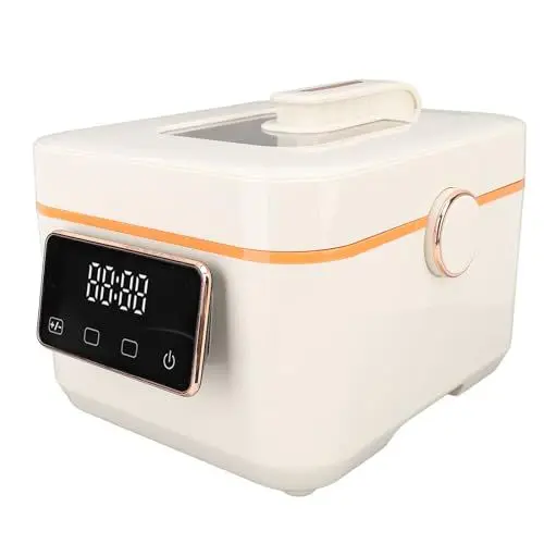 Produktbild: Reiskocher, 700 W, Zuckerarmer Reiskocher, 3 L, Getreidekocher, Wärmer, Touch-Digital-Display, Sichtbares Fenster, Getreide-Multikocher, Kohlenhydratarmer Reiskocher mit