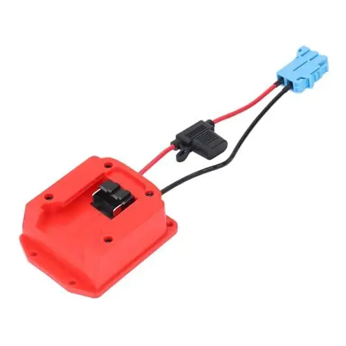 Produktbild: Reitbatterie-Adapter, ABS-Konverter, 18 V mit 12 AWG-Draht, 40 A Zünder, Dicker Kupferdraht für Peg Perego 48–11–1828 (Blauer Stecker)