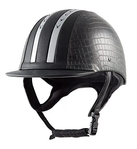 Produktbild: Reithelm ïE01ï schwarz 52cm