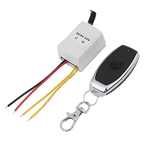 Produktbild: Relais Fernbedienung Schalter, industrielle Steuerungskomponenten Steuerungsschalter Wireless One Schlüsselschalter Empfänger Sender DC 4V 5V 6V 7,4V 9V 12V
