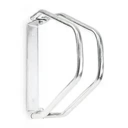 Produktbild: Relaxdays Fahrradständer zur Wandmontage, Wandhalterung für 1 Fahrrad, Verzinkt, Verstellbar, HBT: 32,5 x 9 x 28,5 cm, silber