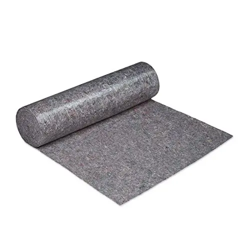 Produktbild: Relaxdays Malervlies, Abdeckvlies Rolle, 1 m x 50 m = 50m², rutschfest, wasserabweisend, 200g/m², Streichen, Umzug, grau