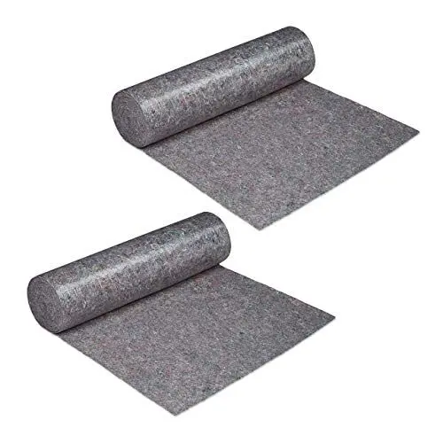 Produktbild: Relaxdays Malervlies, Abdeckvlies Rolle, 1 m x 50 m = 50m², rutschfest, wasserabweisend, 270g/m², Streichen, Umzug, grau