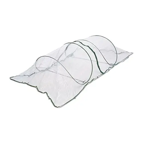 Produktbild: Relaxdays Pflanztunnel 2,5 m, Pop Up Folientunnel, Garten, Anzuchthaus Gemüse, Frühbeetaufsatz faltbar, PVC, transparent