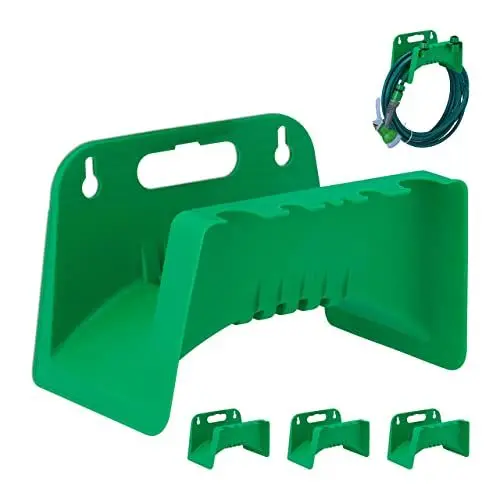 Produktbild: Relaxdays Schlauchhalter Wand, 4er Set, für 10 m 5/8