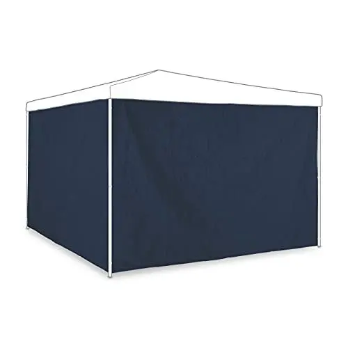 Produktbild: Relaxdays Seitenteile für Pavillon, 2er Set, 3x2 m, wasserdicht, ohne Fenster, Klettverschluss, Kunststoff, dunkelblau