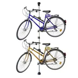 Produktbild: Relaxdays Sonstiges Teleskop-fahrradhalterung Für 2 Fahrräder Verstellbar, silber und schwarz, STANDARD (160-340 Cm)
