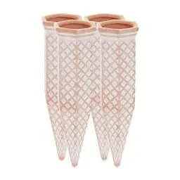 Produktbild: Relaxdays Tonkegel Bewässerung, 4er Set, Gießkegel für 1,5 l PET-Flaschen, Zimmerpflanzen & Balkonkästen, terrakotta
