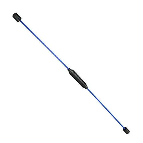 Produktbild: Relaxdays Unisex Relaxdays Swingstick Fitness Schwingstab f r Vibrationstraining Tiefenmuskulatur flexibel Fibe, blau, 1 Stück EU
