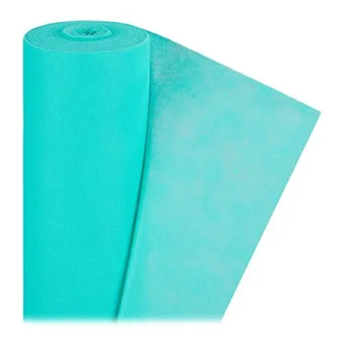 Produktbild: Relaxdays Unkrautvlies, 50 g/m², 1 x 50 m, Pflanzenschutz, wasserdurchlässig, UV-beständig, Robustes Gartenvlies, türkis