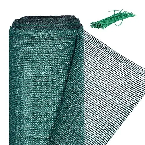 Produktbild: Relaxdays Zaunblende, Sichtschutz für Gartenzaun & Balkongeländer, HDPE Gewebe, UV-stabilisiert, wetterfest, 1x10m, grün