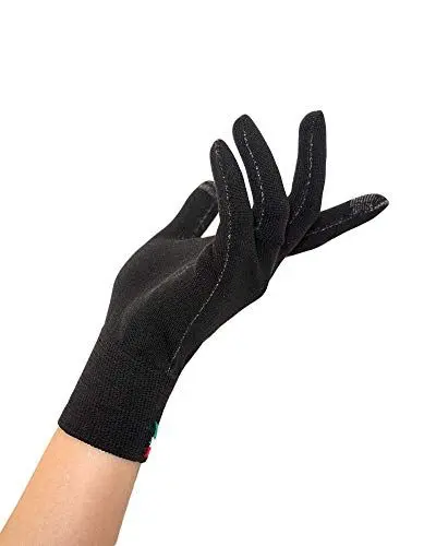 Produktbild: Relaxsan UNIMA GO (Schwarz, L/XL) - Antibakterielle Handschuhe aus Dryarn-Garn und X-Static Silberfaser