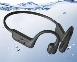 Produktbild: Relxhome (2024 NEU) Kopfhörer Schwimmen, Knochenschall Kopfhörer Bluetooth 5.4, Unterwasser MP3-Player mit 32G-Speicher, IP68 Wasserdicht, Open-Ear Sport Kopfhörer, 10 Stunden Spielzeit