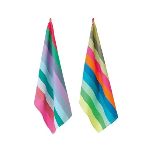 Produktbild: REMEMBER Geschirrtücher-Set Nr. 19 - 50 x 70 cm - 100% Baumwolle - Farbenfrohes Geschirrtücher-Set