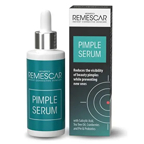 Produktbild: Remescar Pickel Serum 30 ml – Creme gegen pickel im gesicht - anti pickel und anti mitesser Gel - Salicylsäure-Serum - Reduziert die Sichtbarkeit von Schönheitspickeln - Pickelentferner