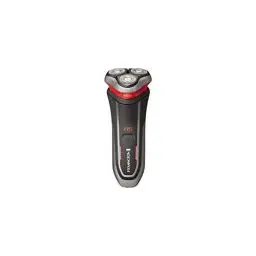 Produktbild: Remington Elektrischer Rasierer Herren R5 (Nass- & Trocken-Rasierapparat, Schnellladung, Akkubetrieb, Comfort Detailtrimmer + Langschaarschneider, 3-TageBart-Aufsatz) Rotationsrasierer R5000