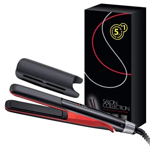 Produktbild: Remington Glätteisen (Friseur Profi) Haarglätter Salon Collection (Infrarot-Keramikheizelement für schnelle & gleichmäßige Hitze, hochwertige Ultimate-Glide-Keramikbeschichtung, LCD-Display) S9700