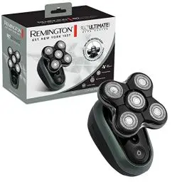 Produktbild: Remington Glatzen-Rasierer Herren elektrisch (Turbo Boost Funktion) Kopf-Rasierapparat Lithium (5 Scherköpfe, glatte Rasur max.0,2mm,Haar-Auffang-Kammer,Detail-Trimmer,Wasserdicht)Kopfrasierer XR1600