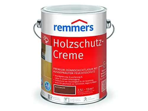 Produktbild: Remmers Holzschutz-Creme - nussbaum 2,5L