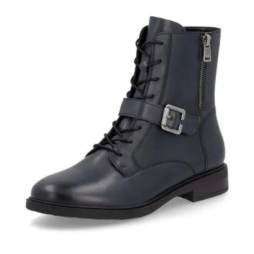 Produktbild: Remonte Damen Chelsea Boots D1U70, Frauen Stiefeletten,lose Einlage,uebergangsschuhe,uebergangsstiefel,Schlupfstiefel,flach,Stiefel,blau (14),39 EU