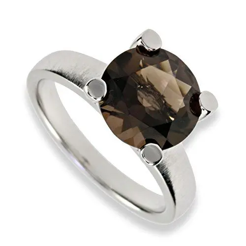 Produktbild: Renato Fellini Damen-Solitär Ring Sterling-Silber 925 Rauchquarz S129 (63 (20.1))