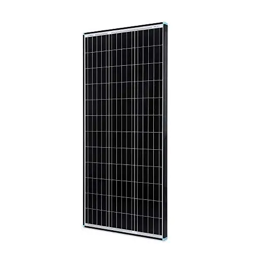 Produktbild: RENOGY 100W 12 Volt (schlankes Design) Solarmodul Monokristallin Solarpanel Photovoltaik Solarzelle Ideal zum Aufladen von 12V Batterien Wohnmobil Garten Camper Boot Schwarz