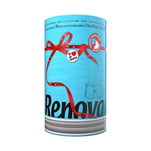 Produktbild: Renova BLUE Paper Towel 1 Roll Red Label Kitchen Paper 1 Stück