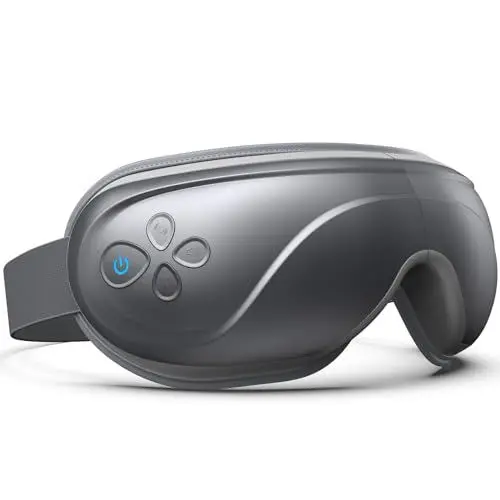 Produktbild: RENPHO Eyeris 2 - Augenmassagegerät mit Wärme Vibration Kompression 5 Modi, wiederaufladbarer Augenmaske mit kabelloser Bluetooth-Musik für geschwollene Augen, überanstrengte Augen, Augenringe