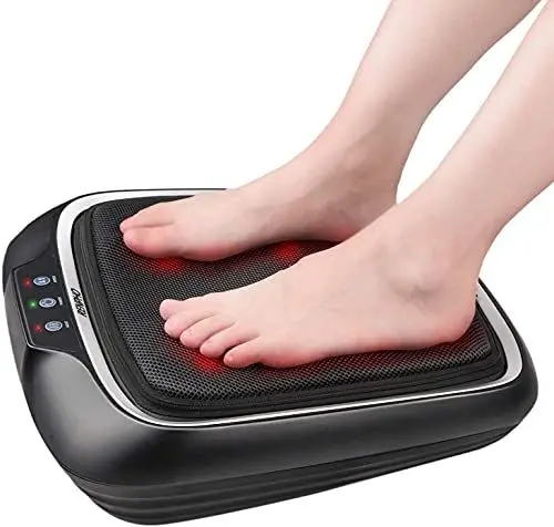 Produktbild: RENPHO Fußmassagegerät mit Wärme, Shiatsu Fussmassagegerät Elektrisch,18 Flexible Kneading Massageköpfen, Fussmassagegerät für Plantar Fasciitis, Vatertagsgeschenk für Papa