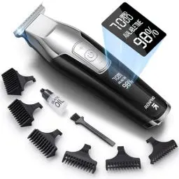 Produktbild: RENPHO Haarschneidemaschine Profi, Barttrimmer Trimmer Herren mit Leistungsstarker Motor, Haarschneider 0-12mm, Konturen Haarschneidemaschine mit zur Detaillierung und Konturierung des Barts