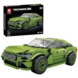 Produktbild: Reobrix Technik 680 Spielzeug-Auto Baukasten Klemmbausteine, Bausatz für Modellauto, Rennwagen, Supersportwagen für Kinder und Erwachsene, 2024 Neu Kollekti, kompatibel mit Lego (452 Teile)