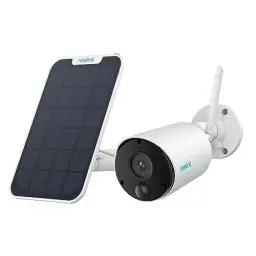 Produktbild: Reolink 2K Überwachungskamera Aussen Akku Argus Eco mit Solarpanel, Kabellose Solar WLAN Kamera Outdoor mit PIR- & KI-Erkennung, 2,4GHz Wi-Fi, IR-Nachtsicht, Zeitraffer, 2-Wege-Audio, Wetterfest