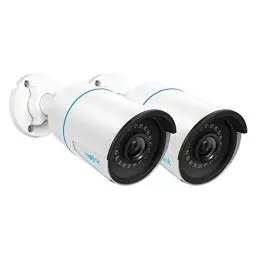 Produktbild: Reolink 2 Stück 5MP PoE Überwachungskamera Aussen, Personen-/Autoerkennung, IP Kamera Outdoor mit microSD Kartensteckplatz, Audio, Wasserfest, IR Nachtsicht, Zeitraffer, Smarte Wiedergabe, RLC-510A