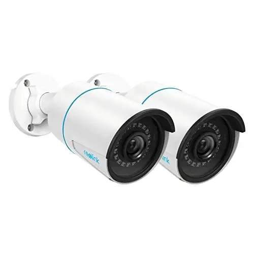 Produktbild: Reolink 2 Stück 5MP PoE Überwachungskamera Aussen, Personen-/Autoerkennung, IP Kamera Outdoor mit microSD Kartensteckplatz, Audio, Wasserfest, IR Nachtsicht, Zeitraffer, Smarte Wiedergabe, RLC-510A