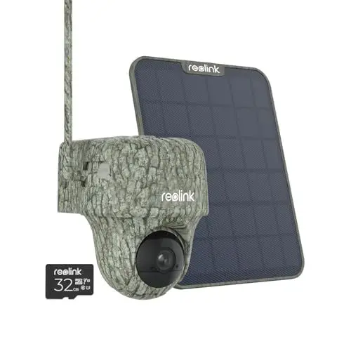Produktbild: Reolink 4K 3G/4G LTE PTZ Überwachungskamera Aussen mit SIM-Karte, Wildkamera mit Bewegungsmelder Nachtsicht(No Glow), 32GB microSD-Karte, Tieranerkennung, Schnappschuss, Go Ranger PT