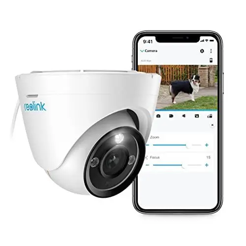 Produktbild: Reolink 4K PoE Überwachungskamera Aussen mit Spotlight, 3X Optischer Zoom, 2-Wege-Audio, Farbige Nachtsicht, Person/Fahrzeug/Haustier-Erkennung, Zeitraffer, RLC-833A (Update-Version von RLC-822A)