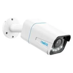Produktbild: Reolink 4K Smarte PoE IP Kamera Outdoor mit Personen-/Autoerkennung, 5X optischer Zoom Überwachungskamera Aussen, Spotlight, Farbige Nachtsicht, Zwei-Wege-Audio, microSD Kartensteckplatz, RLC-811A