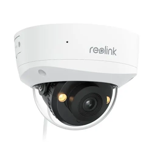 Produktbild: Reolink 4K UHD PoE Überwachungskamera, mit Ik10 Vandalismusschutz, Farbnachtsicht, intelligenter Personen-/Fahrzeug-/Tiererkennung, Zwei-Wege-Audio, Einer schwenkbaren Innenhalterung, RLC-840A