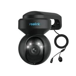 Produktbild: Reolink 5MP PTZ Überwachungskamera Aussen, 3X Optischer Zoom, 2,4/5GHz WLAN Kamera Outdoor mit Personen-/Fahrzeugerkennung, Automatischer Verfolgung, Vollfarb-Nachtsicht, E1 Outdoor Schwarz
