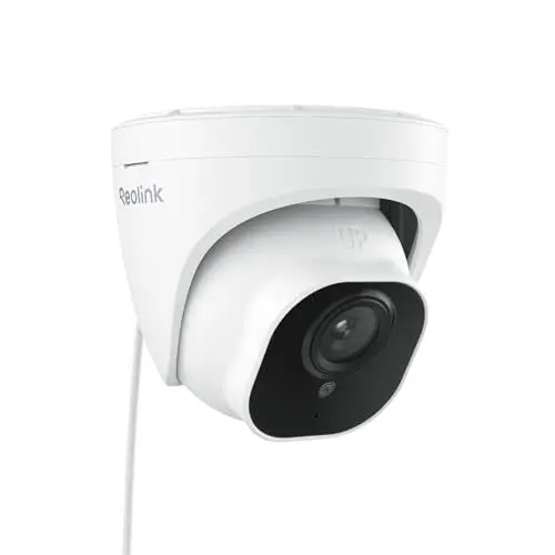 Produktbild: Reolink 5MP PoE IP Kamera Outdoor mit Personen-/Autoerkennung, Überwachungskamera Aussen mit Zeitraffer, IR Nachtsicht, Wasserfest, microSD Kartensteckplatz, RLC-520A