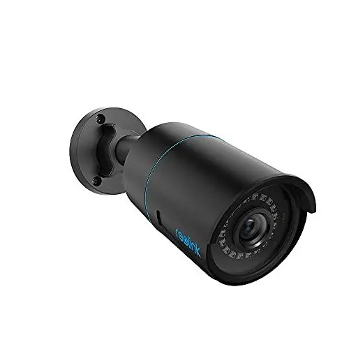 Produktbild: Reolink 5MP PoE Überwachungskamera Aussen mit Personen-/Autoerkennung, Smarte IP Kamera Outdoor mit Zeitraffer, 30m IR Nachtsicht, IP67 Wasserfest, Audio, microSD Kartensteckplatz, RLC-510A Schwarz
