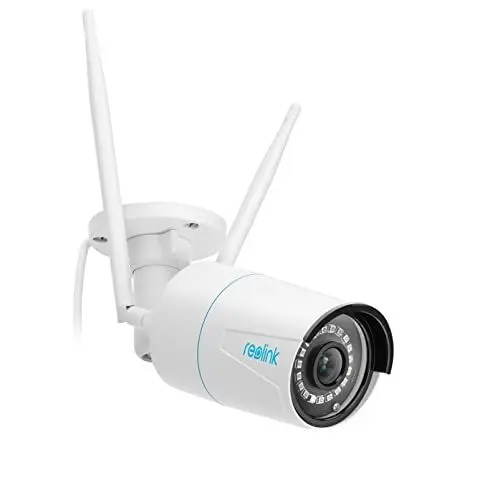 Produktbild: Reolink 5MP WLAN Kamera Outdoor, 2,4GHz/5GHz WLAN CCTV IP Kamera Aussen mit Personen-/Fahrzeugerkennung, IP66 Wetterfest, Nachtsicht, Bewegungsmelder, SD-Kartenslot, Zeitraffer, Außenkamera RLC-510WA