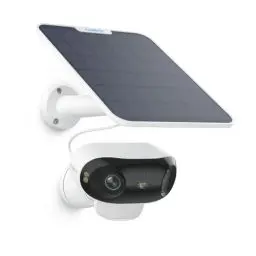 Produktbild: Reolink Argus 4 Pro, 4K Solar Überwachungskamera Aussen Akku, ColorX-Nachtsicht, 180°-Weitwinkel, 8MP Kabellose WLAN IP kamera, Dual-band Wi-Fi 6, PIR- & KI-Erkennung, IP66-Wasserdicht, mit Solarpanel