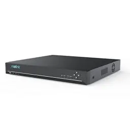 Produktbild: Reolink NVR 36 Kanal CCTV Überwachungskamera System, 3 HDD Einschübe, Keine HDD enthalten. Unterstützt 16MP/12MP/4K/5MP/4MP HD Reolink IP Kameras, integrierte O/I Alarmanlage, RLN36