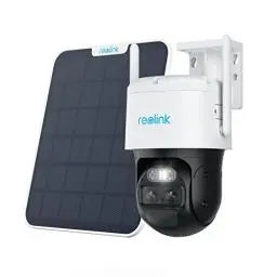 Produktbild: Reolink PTZ Überwachungskamera Aussen Akku mit Auto-Tracking & Auto-Zoom, Dual Lens, 4MP Solar WLAN Kamera Outdoor, 2,4/5GHz WiFi, 30m Farbnachtsicht, KI-Erkennung, 360° View, TrackMix+Solarpanel