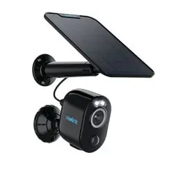 Produktbild: Reolink Überwachungskamera Aussen Akku Argus 3 Pro(Schwarz) mit Solarpanel, 5MP Farbnachtsicht, Solar WLAN Kamera Outdoor mit 2,4/5GHz WiFi, KI-Erkennung, Alarm-Filter, Spotlights, 2-Wege-Audio